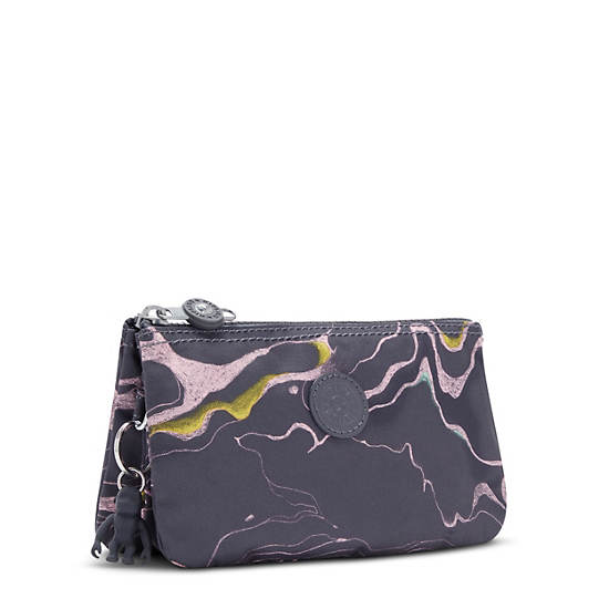 Kipling Creativity Large Printed Pouch Taske Grå | DK 2094PJ